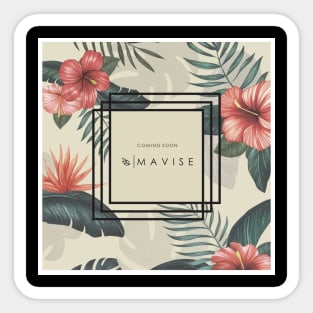 Mavise Background Sticker